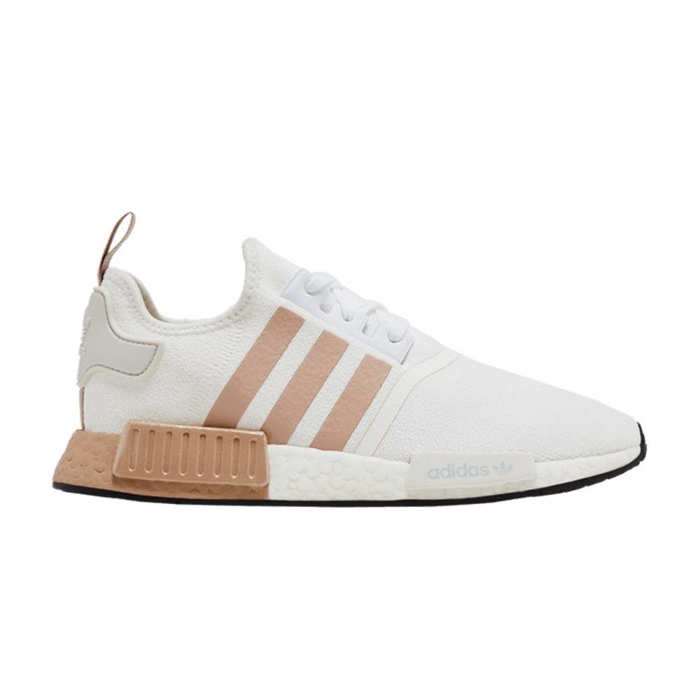 Adidas Boost NMD R1 white ash pearl running shoes size 9